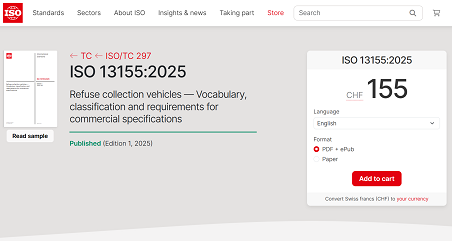 历史性突破 | 必一运动Bsports环境主导！首个由中国企业牵头编制的环卫装备ISO国际标准正式发布！